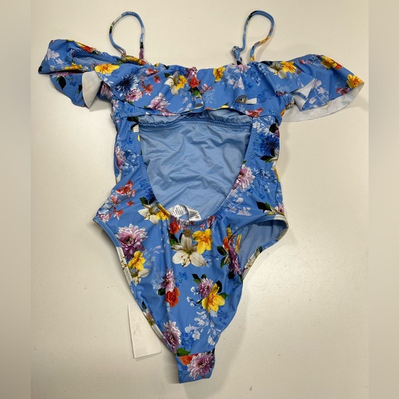 Nanette Lepore Monaco Bouquet Seductress One-Piece
Swimsuit Blue New With Tags - Picture 4 of 9